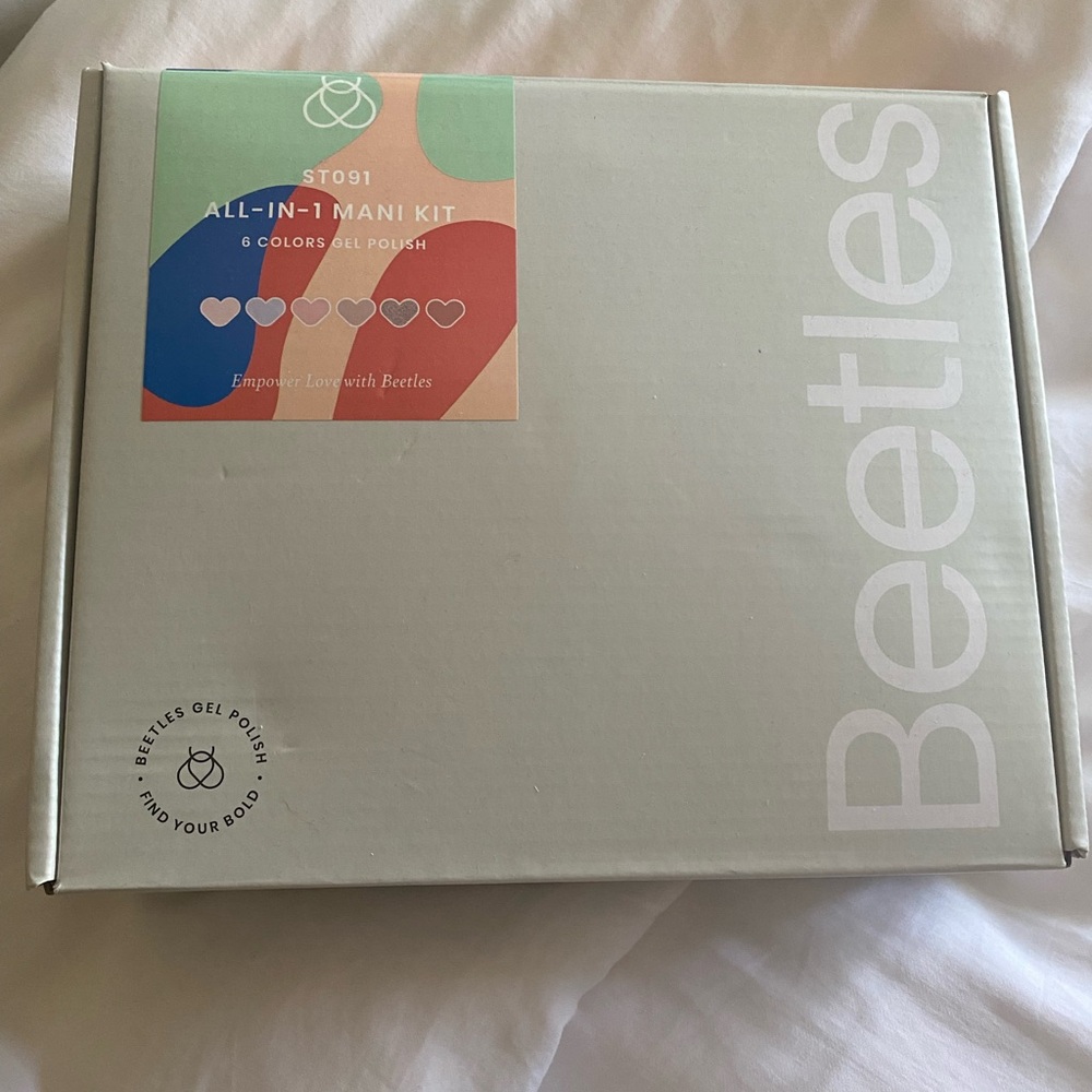 Beetles all in one gel mani kit, opened but never used